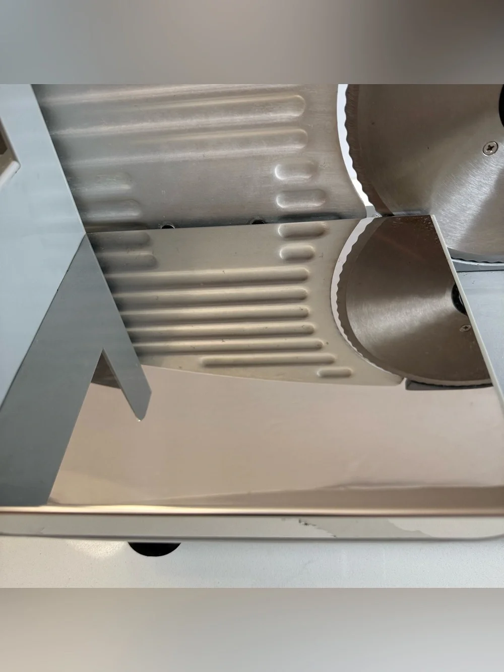 Waring Pro FS150 Electric Food Slicer Adjustable 7.5” Blade 130W Stainless Steel